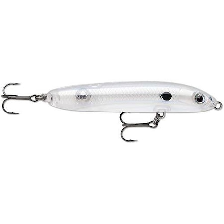 Rapala Skitter V 10, 4 12 Oz, Topwater, Vmc 4 Treble Hooks, InshoreFreshwater, Ghost Clear SKV10GHC